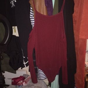 Cold shoulder Body Suit